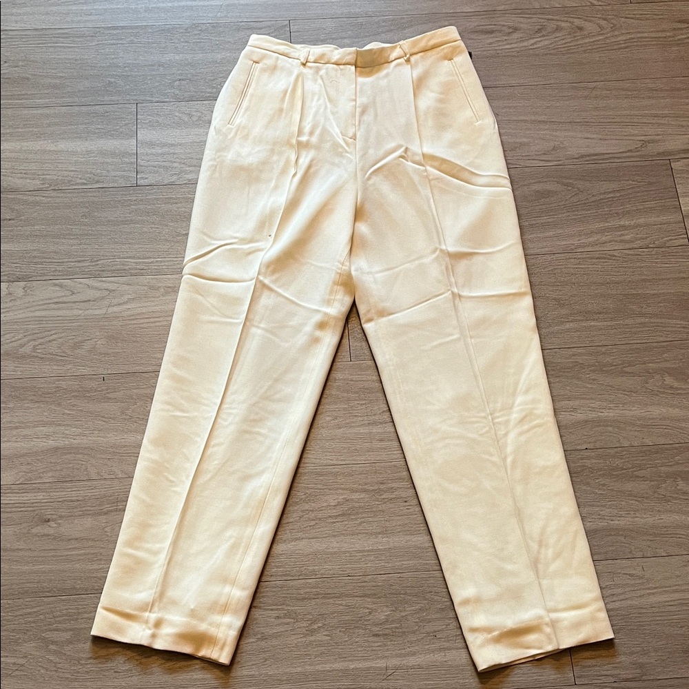 Women’s Vintage Ralph Lauren Cream Pants with Lining